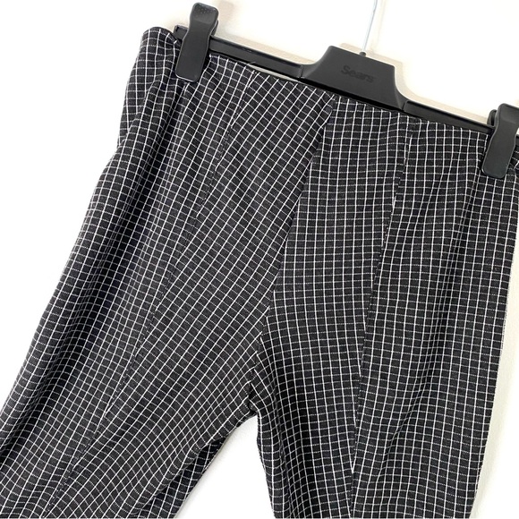 Anthropologie Maeve Black White Plaid Pants - Picture 5 of 7